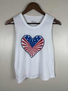 Miken Flag ❤️ Crop Tank. Medium NEW